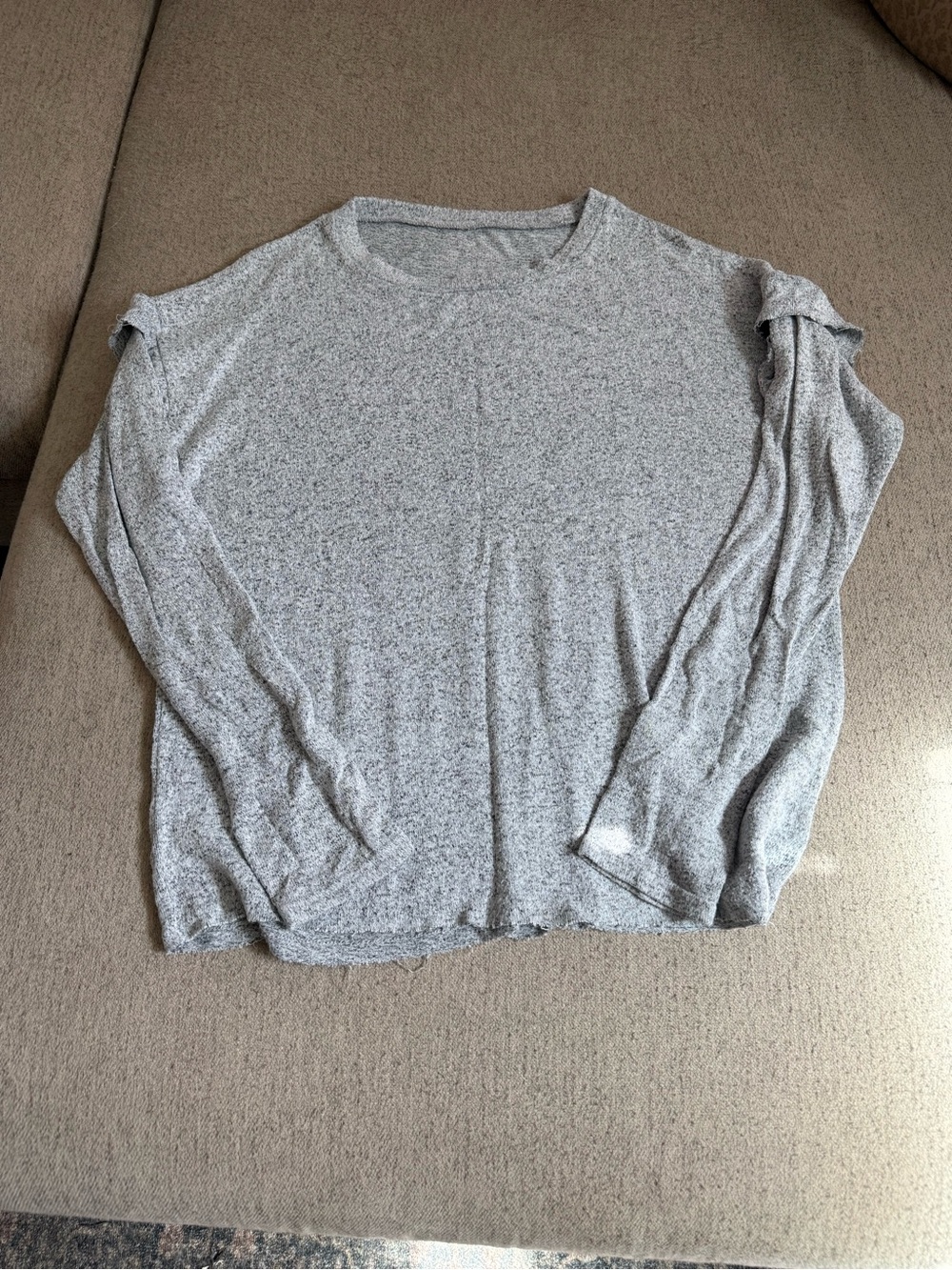 Lucky Brand Sweater in Heather Gray